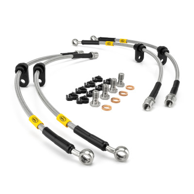 FSO 125P 1.3 Brake Lines HEL Stainless Steel Braided