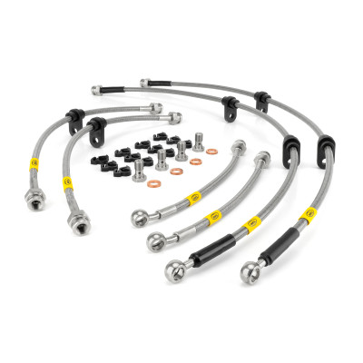 Mercedes A Class 168 Series A210 2.1 Evolution 2001-2004 Brake Lines HEL Stainless Steel Braided